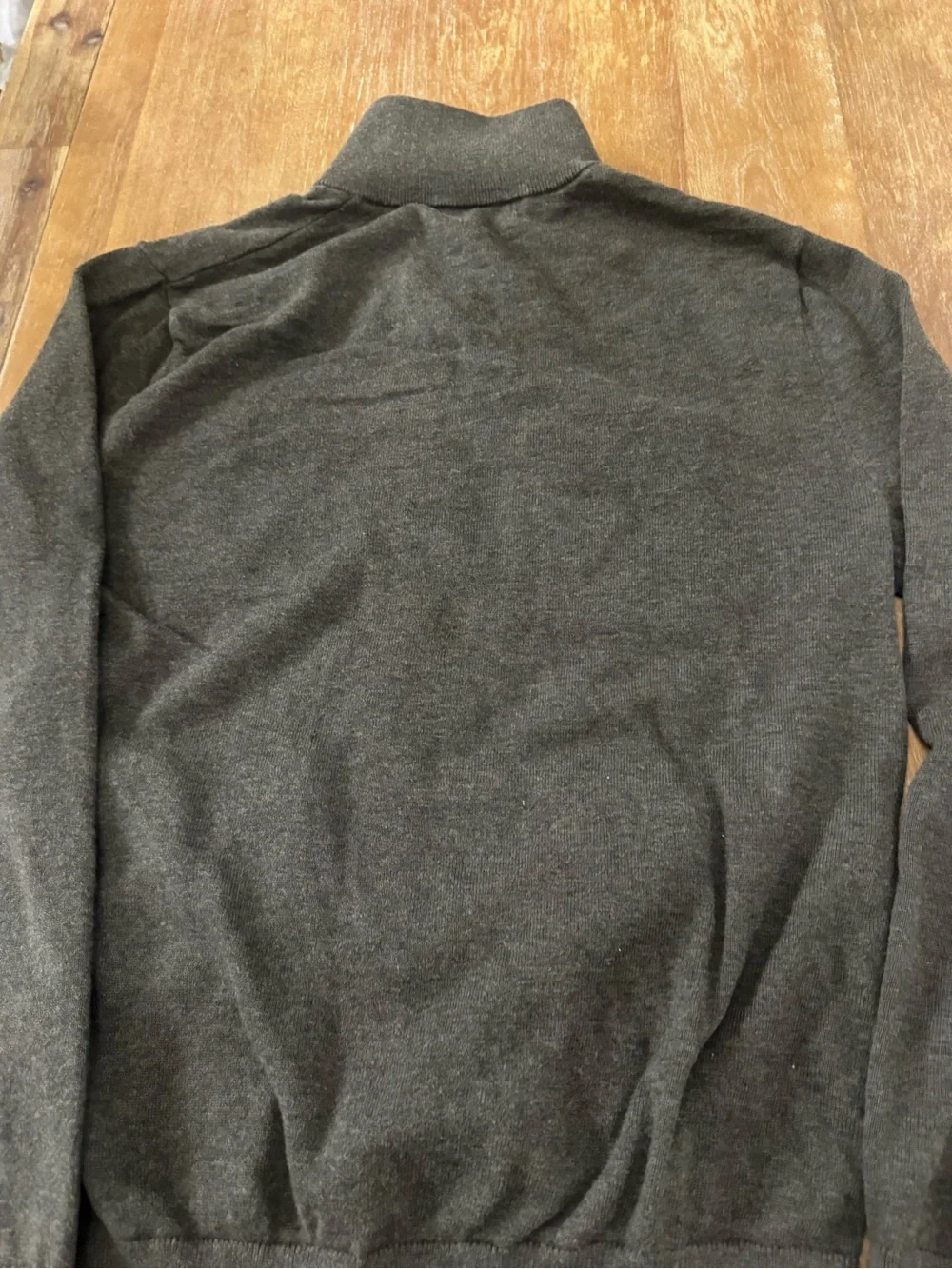 Banana Republic Dark Brown Zip-Up Sweater Jacket
